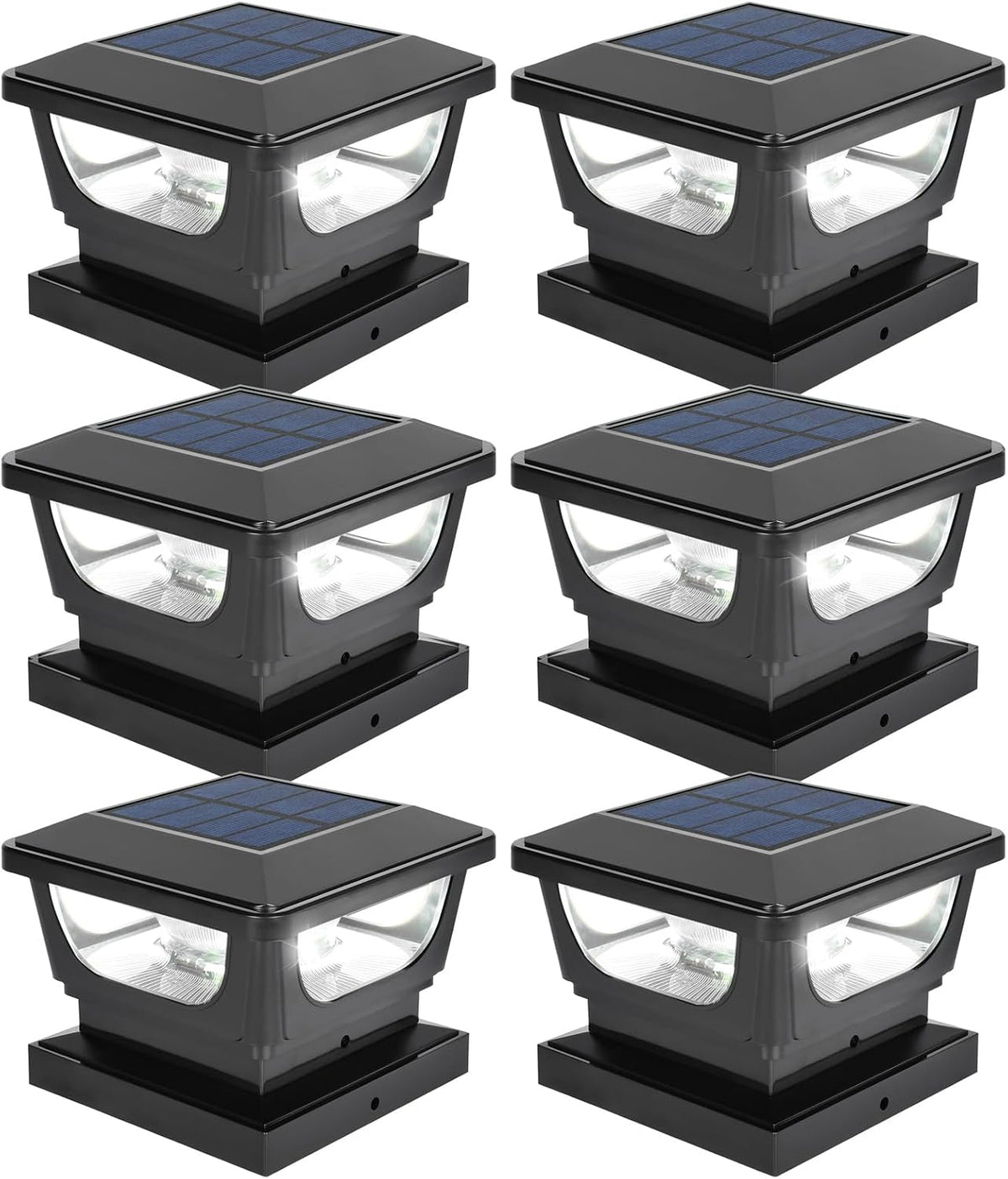 solar post cap lights for 3x3 metal &, main product view