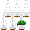 remerry 6 pcs 10 inch hanging planter hanging, main product view