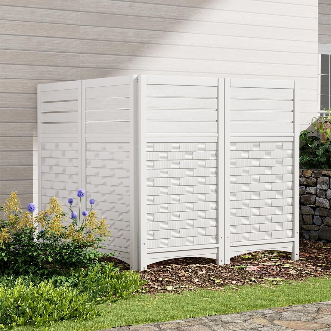 kinying air conditioner fence privacy screen,4 panels pool, main product view