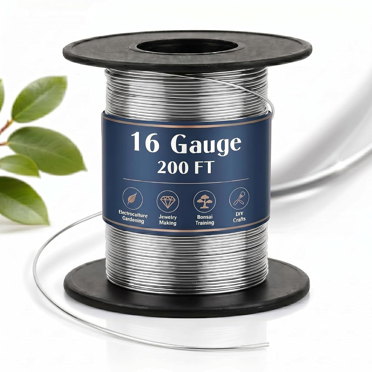 therwen 200ft 16 gauge stainless steel wire for, main product view