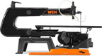 wen 3922 16-inch variable speed scroll saw with, close-up detail