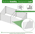 SnugNiture Galvanized Raised Garden Bed 6x3x2FT Outdoor Large Metal Planter Box Steel Kit for Planting Vegetables, Flowers