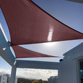 SUNNY GUARD Sun Shade Sail 20'x20'x20' Triangle Brown UV Block Sunshade for Backyard Yard Deck Patio Garden Outdoor Activities and Facility(We Make Custom Size)