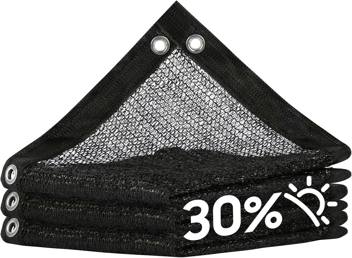 colourtree 30% black sun shade cloth 20' x, main product view