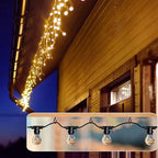 36 PCS Q-Hanger Hooks with Safety Buckle, Windproof Screw Hooks for Outdoor String Lights Hanging Christmas Lights, Plants, with 1 Wing Nut Driver