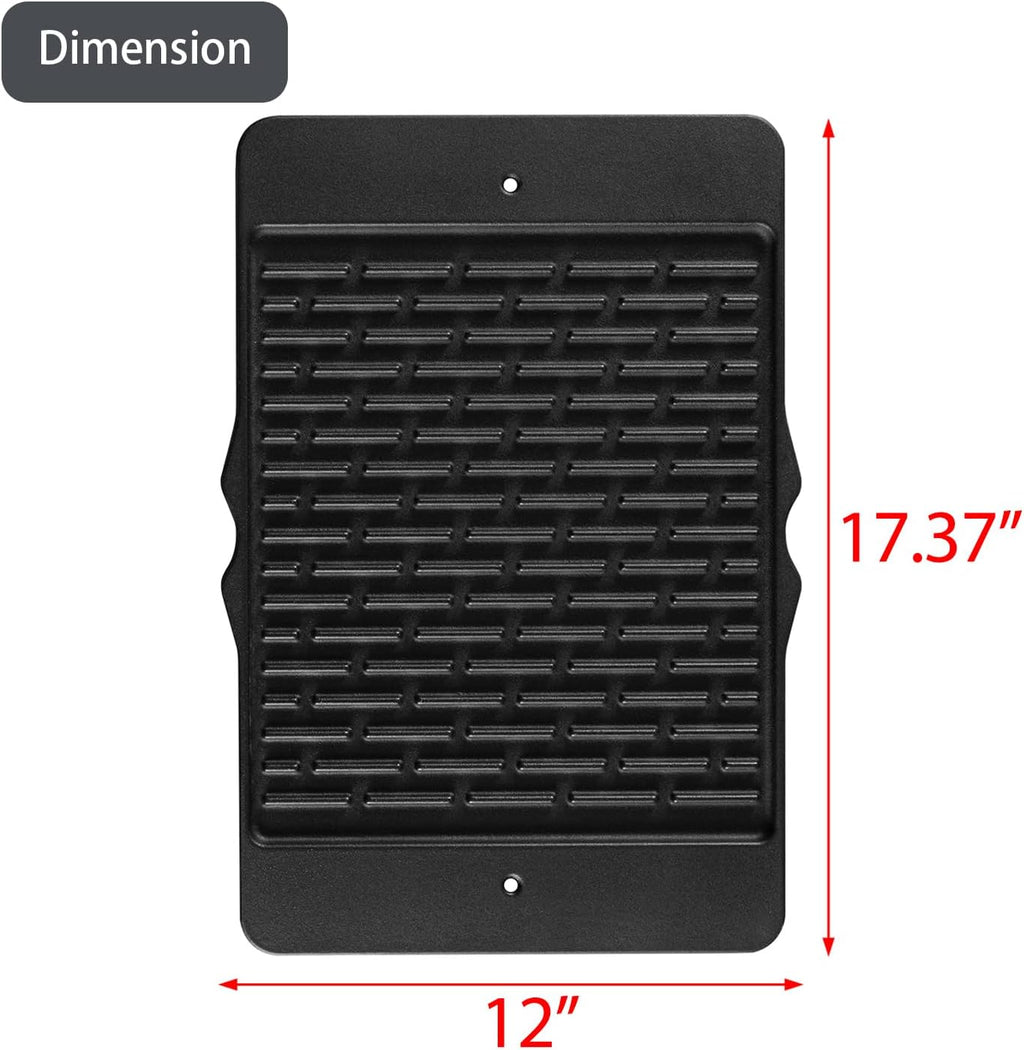 Reversible 7598 Replacement Parts for Weber Grill Griddle Spirit 300 Series Spirit E-310 E-315 E-320 E-330 S-310 S-315 Spirit ii E310, Weber Genesis Cast Iron Griddle Fits Other Brand Grills 1 Pack