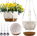 8/10/12 inch hanging planters for indoor plants with, main product view