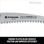 Corona RS16120 Razor Tooth Folding Saw, 7-Inch, Red (Pack of 6)