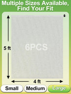 4ft x 5ft insect bird netting for garden, package contents