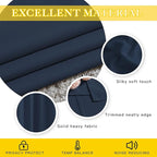 NICETOWN Bedroom Window Blackout Curtain Panel - Thermal Insulated Blackout Drape/Drapery for Loft, Guestroom (Navy, 1 Panel, 80 x 84 inch)