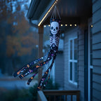 Madrona Brands Halloween Skeleton Windsock | Durable Outdoor Hanging Wind Sock Decoration | Yard, Porch, Lawn | 48 Inch