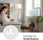 lg 5000 btu window air conditioners [2023 new] showing dimensions