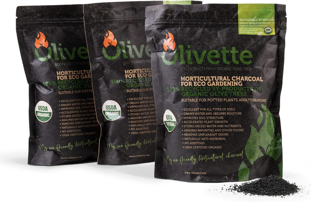 olivette organic biochar activated charcoal for plants, 3, main product view