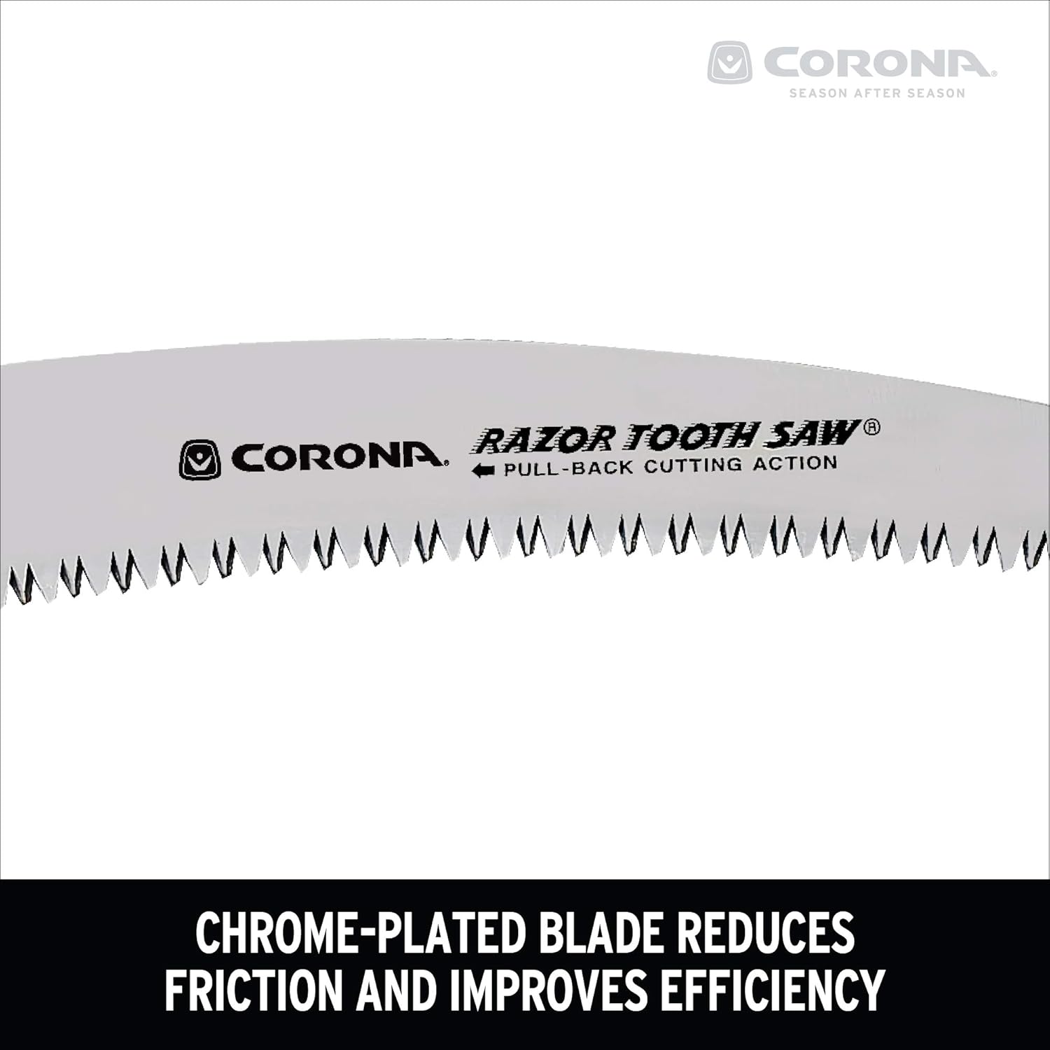 Corona Tools 13-Inch RazorTOOTH Pruning Saw | Tree Saw Designed for Single-Hand Use | Curved Blade Hand Saw | Cuts Branches up to 7" in Diameter | RS 7120