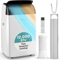 serenelife portable air conditioner with heat & built-in, main product view