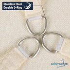 SUNNY GUARD Custom Size 15'x15'x15' Butter Cream Sun Shade Sail Triangle UV Block Shade for Backyard Yard Patio Deck Garden(Customized)