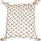 hemp rope net (6ftx12ft) heavy duty natural jute, view 9