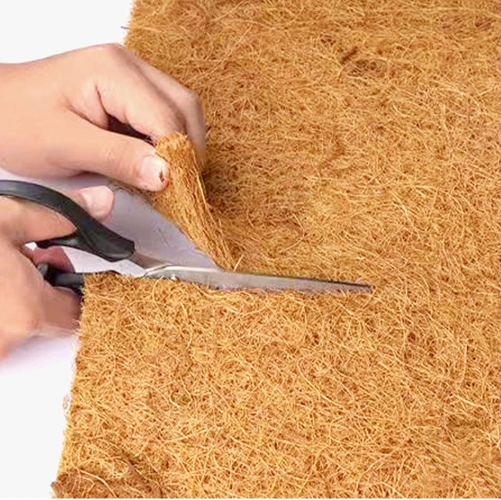 SUNYAY 16x120 inch Natural Coconut Coir Liner Sheets Coco Fiber Roll Coco Mat for Planter Flower Basket Liner Garden Decoration Animal Pet Pad