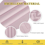 NICETOWN Room Darkening Baby Pink Curtains W100 x L84 for Sliding Door, Grommet Thermal Insulated Light Blocking Window Treatments for Bedroom/Living Room, 1 Panel