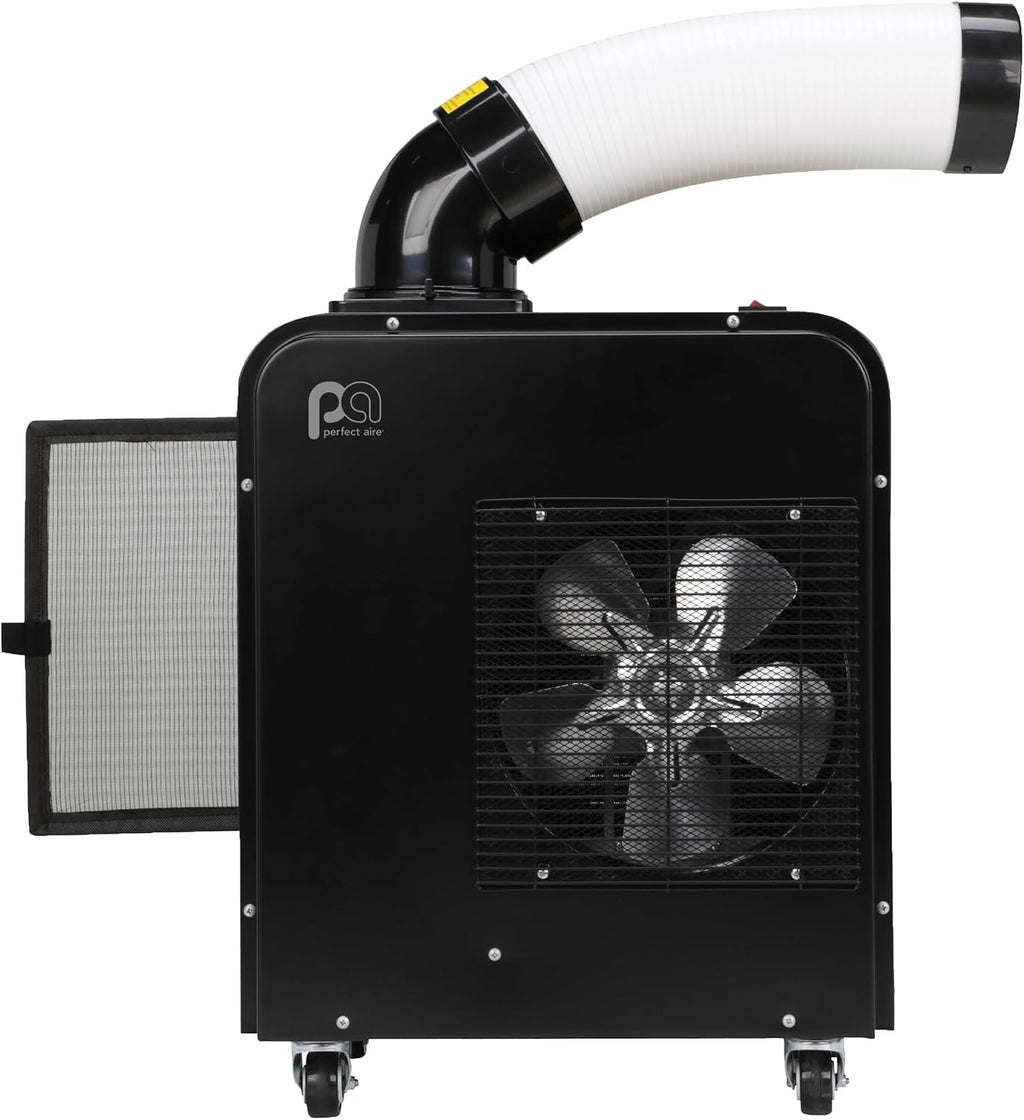 perfect aire spot cooler portable ac air conditioner, front angle view