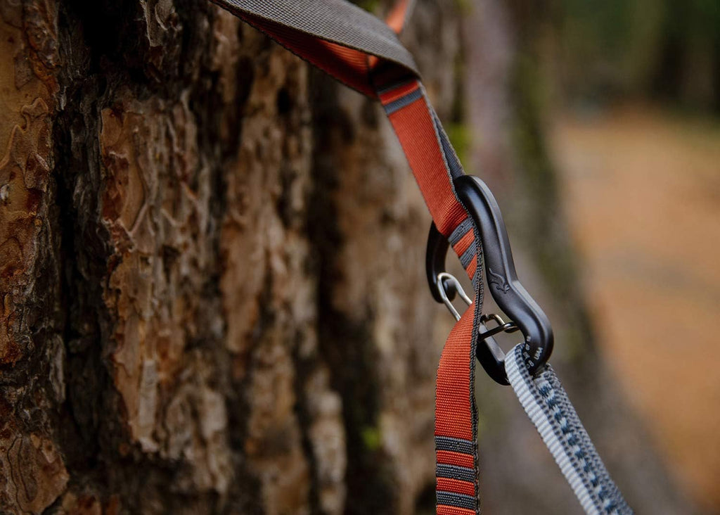 KAMMOK: Python 10' Tree Friendly Hammock Straps | Woven, No-Stretch, Knotless, Durable (Lightweight & Compact: Perfect for Hiking, Camping, Backpacking), Set of 2 w/Stuff Sack