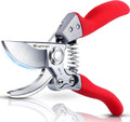 Kynup Pruning Shears, Heavy Duty Garden Shears with SK5 Japanese Steel | 8.6" Garden Clipper, Hand Pruners for Clean Cuts 4X Easier, Garden Scissors for Arthritis Left Handed with Secure Safety Lock