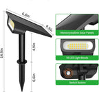 Lightonight Solar Spot Lights Outdoor 4 Pack | 3 Color Temperatures, Remote Control Landscape Spotlights for Tree, Garden, Pathway, House, Yard, Driveway