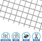 Fencer Wire 23 Gauge Galvanized Hardware Cloth with Mesh Size 1/4" x 1/4" (2 ft. x 25 ft.)