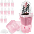 2.5" small pink self watering pot with humidity, main product view