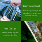 clear tarp 8x12 ft, clear tarps heavy duty, close-up detail