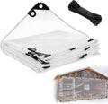 10x13ft anti-tear clear tarp waterproof, 5 mil, windproof, main product view