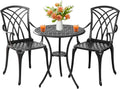 outdoor 3 piece bistro set cast aluminum bistro, main product view