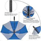 G4Free 47/54/62/68/72 Inch Automatic Open Golf Umbrella Oversize Extra Large Double Canopy Vented Windproof Waterproof Stick Umbrellas