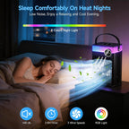 2026 new portable air conditioners, 4 in 1, side view