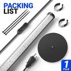 Barrina T10 Standing Grow Light for Indoor Plants, 20W 2FT, Full Spectrum | Desk LED Plant Light, Hanging and Standing Mount, Table Top Vertical Grow Lights with On/Off Switch, Ideal for Plants Growth