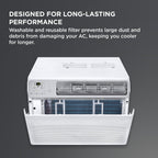 tcl 10,000 btu smart window air conditioner, fan, package contents