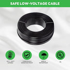 Ground Well Lights Kit, 12 Pack Landscape LED Low Voltage Inground Light and 200W Transformer and 250FT Cable and 40 Wire Connectors, Outdoor Waterproof IP67 Aluminum for Backyard Wall Lawn
