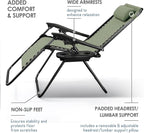 Nestl Zero Gravity Chairs Set of 6 - Sage Green