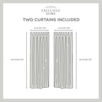 Exclusive Home Cabana Solid Indoor/Outdoor Light Filtering Hook-and-Loop Tab Top Curtain Panel Pair, 54"x144", Sundress