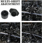 100Pcs Drip Irrigation Emitters,Adjustable Irrigation Drippers Sprinklers | 1/4 Inch Emitters Micro Drip for Watering System