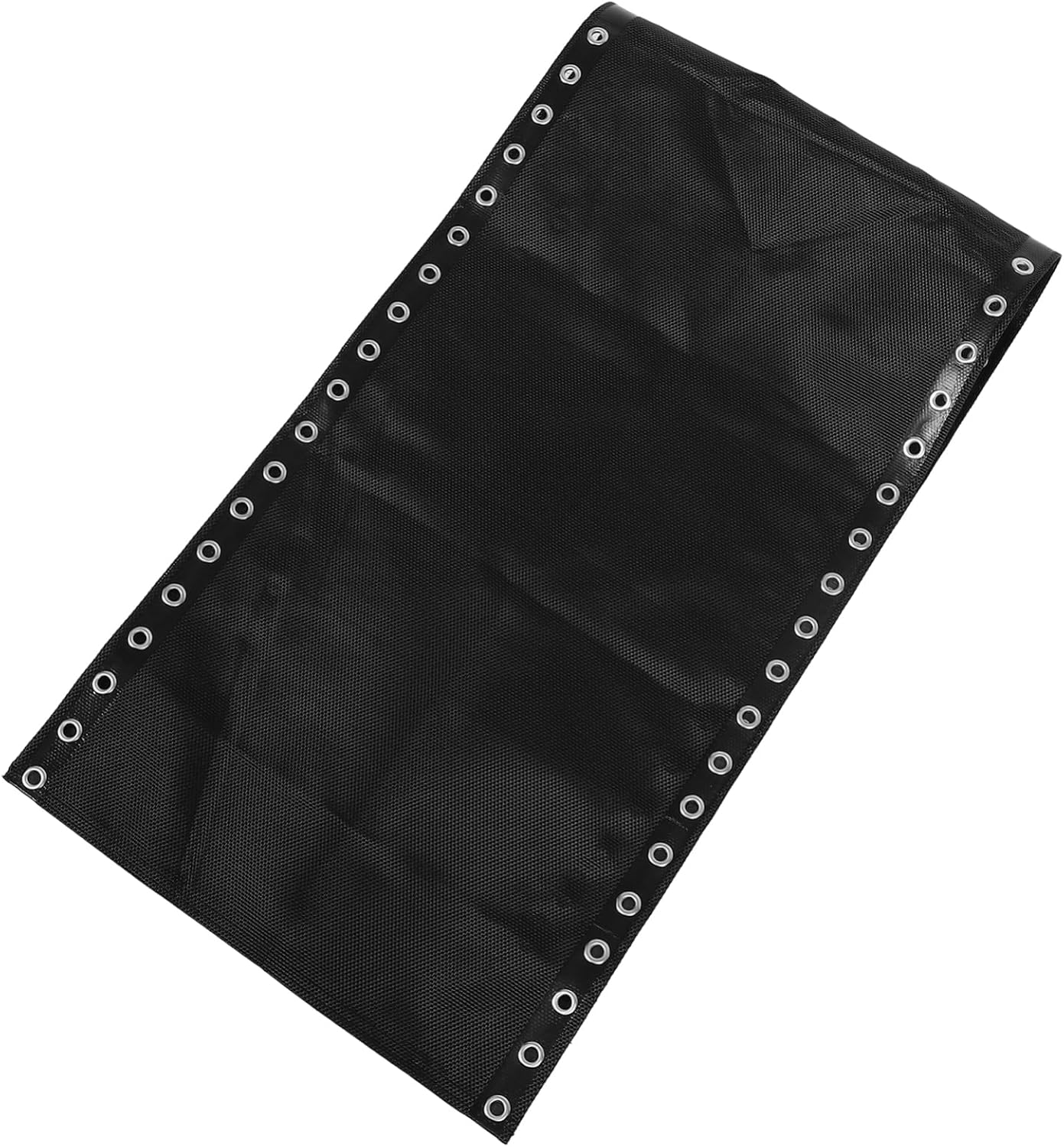 Levemolo Patio Chair Sling Replacement Fabric Lightweight Lounge Chair Webbing Repair Kit for Outdoor Use Elegant Black Mesh Material for Beach and Camping