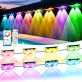 outdoor fence lights plug in, 50ft rgbic led, main product view