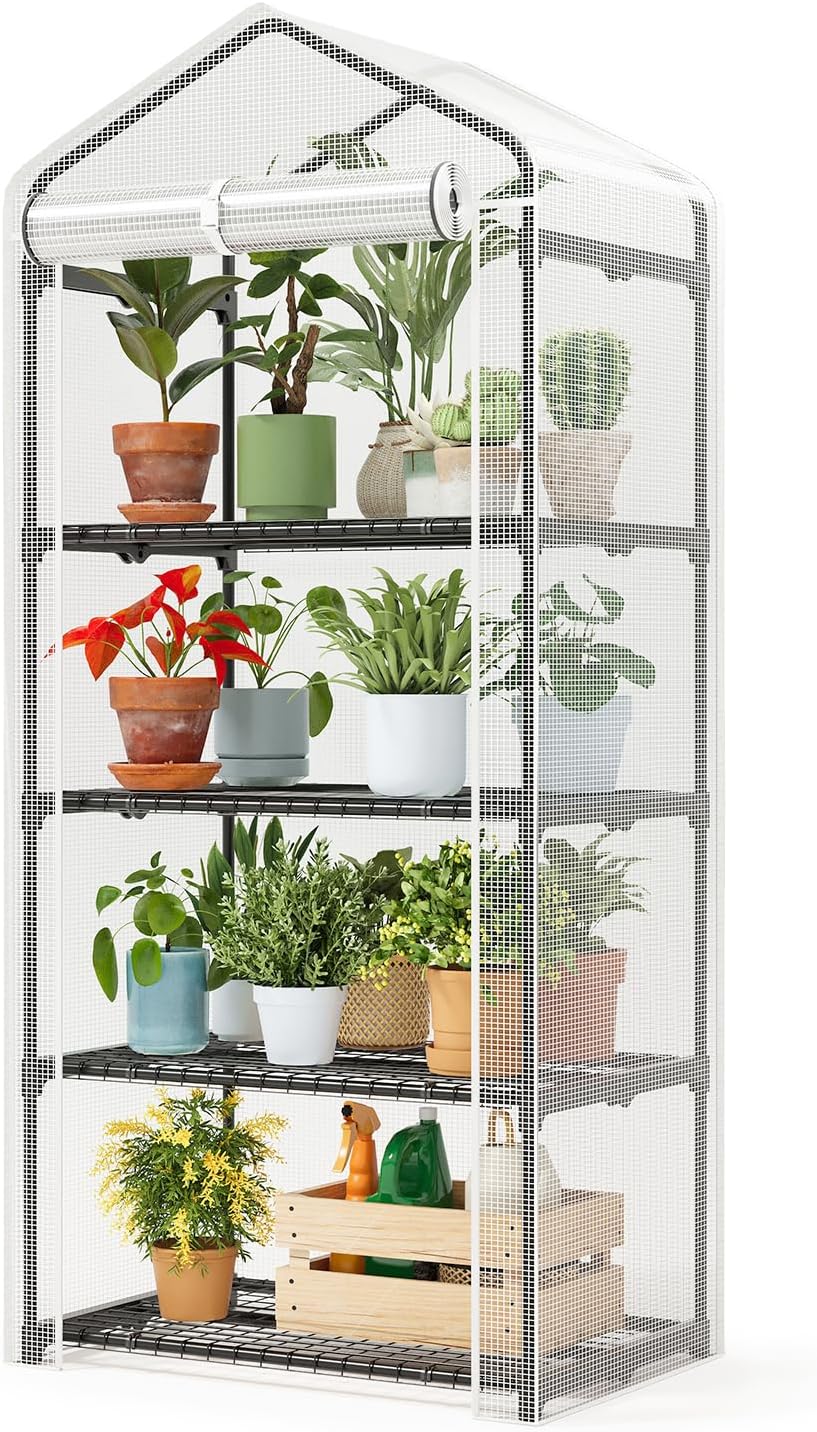 superlele mini greenhouse, plant stand for indoor outdoor, main product view
