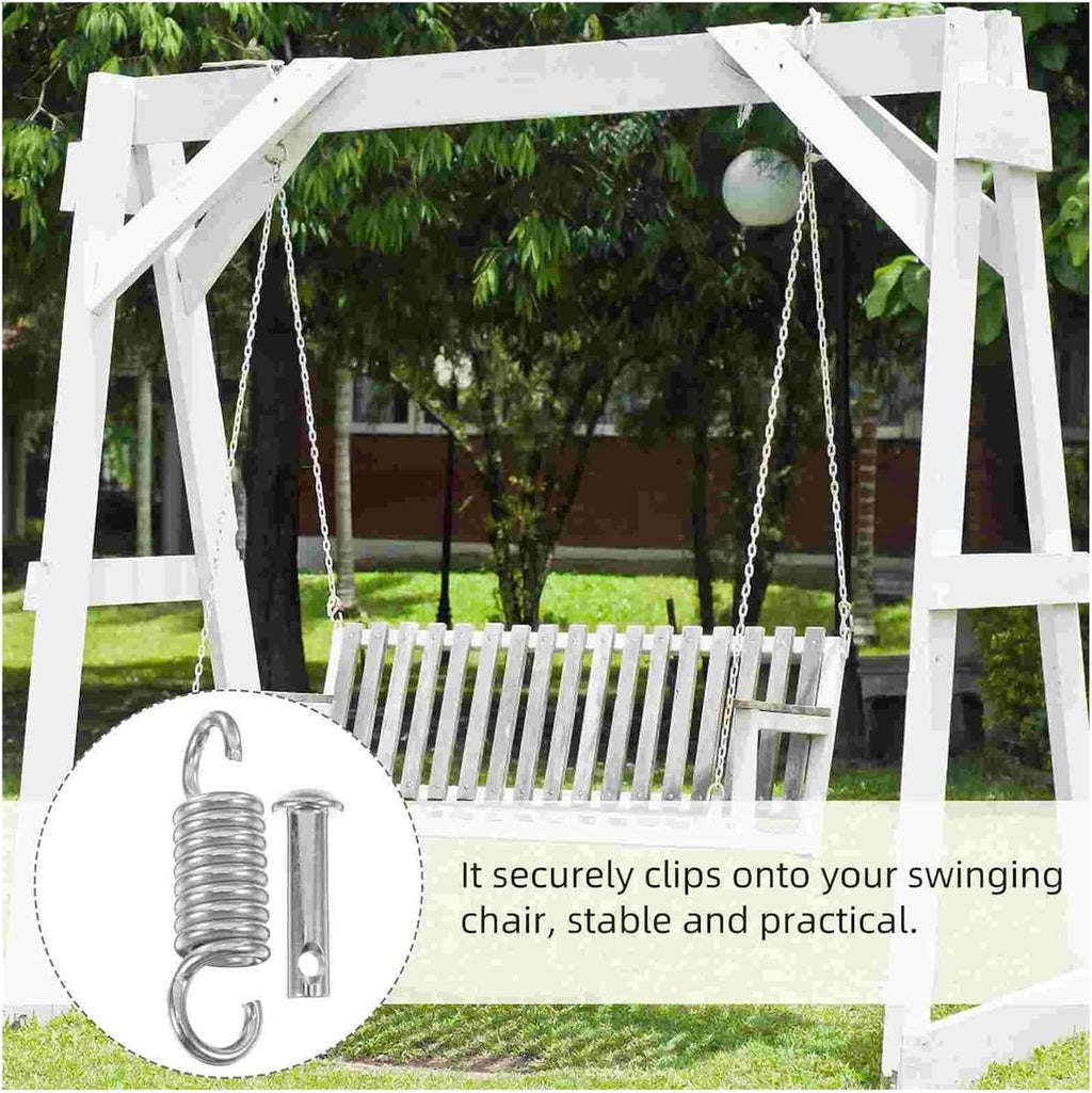 Hammock Chair Spring 16Mm 70Mm Pin 6 5Mm 34Mm 130Mm Spring Swing Hanger Hook Extension Kit For Chair Egg Porch Suspension Hooks Hammock