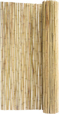 vevor natural rolled bamboo fence, eco-friendly privacy screen, main product view