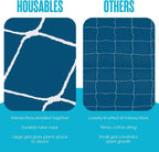 trellis netting, hortonova netting, scrog net, trellis net showing dimensions