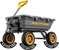 cammoo 10-in no-flat tires 900lb garden dump cart, main product view