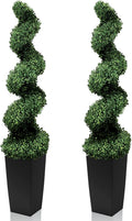 mavis's diary 5ft artificial spiral topiary trees, set, main product view