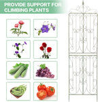 sungmor 2 pack large garden trellis, 92.5 inch, package contents