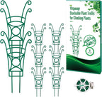 8 Pack Trellis for Potted Plants, Stackable Indoor Plant Trellis for Climbing Plants, Garden Trellis Outdoor for Flower Vine Lvy Hoya Houseplants Plant Support